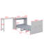 Lit simple escamotable avec bureau Murphy-1505087826