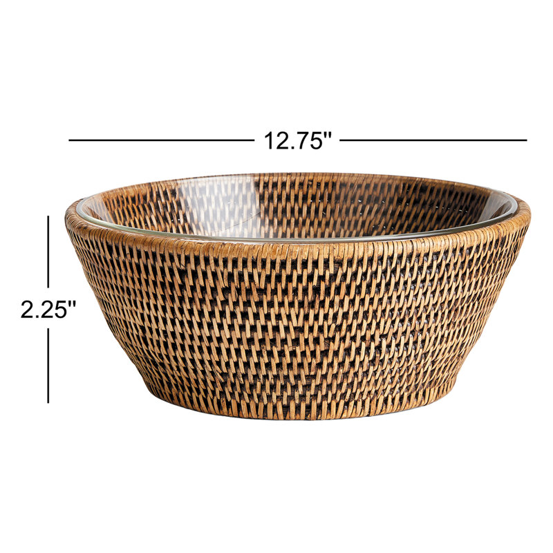 Parham Serving Bowl, Brown