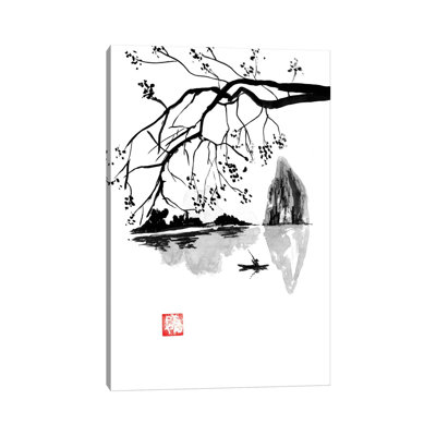 " Along " by Péchane Painting Print