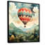 Charme classique de montgolfière - salon d'art mural en montgolfière-253169791-253169784