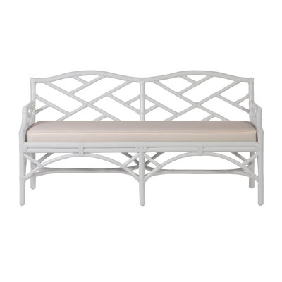 Chippendale Upholstered Bench