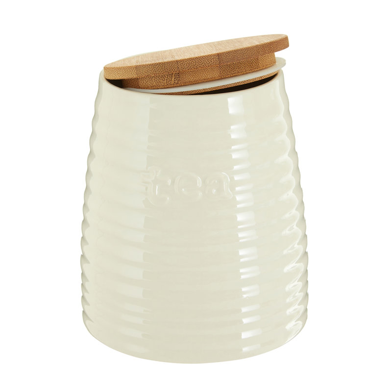 Mcelveen Ceramic / Porcelain Jar, Cream