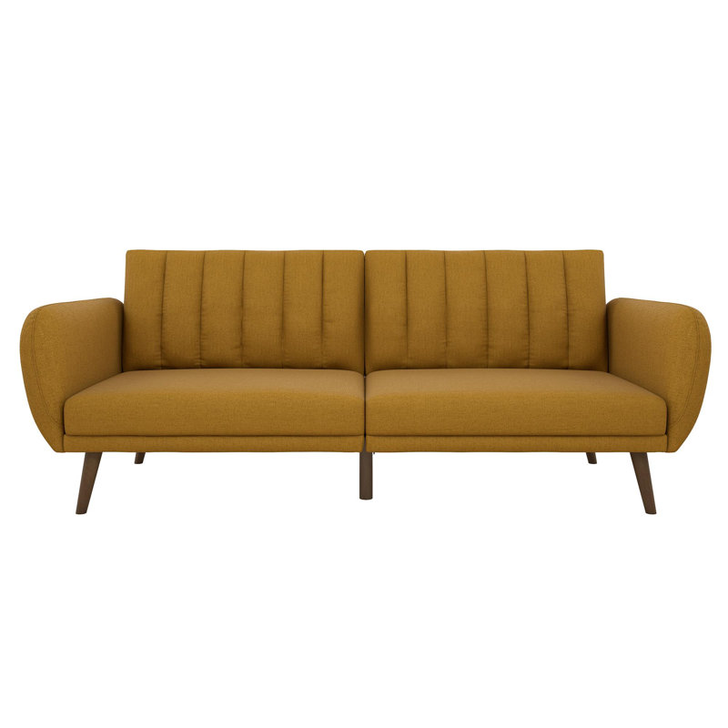 Gaugain 3 Seater Sofa Bed, Mustard Yellow