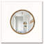 Miroir mural en bois naturel 23,62 po Rund