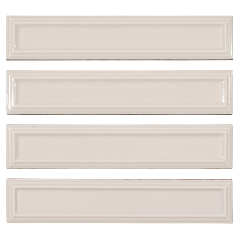 Concerto-Posmer 2-in. x 10-in. Subway Beveled Glossy Ceramic Wall Tile, Larinet