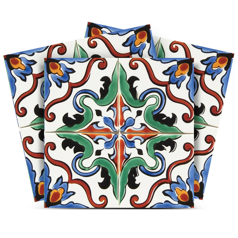 Carrelage mosaïque auto-adhésif en vinyle 5 po x 5 po (ensemble de 24)