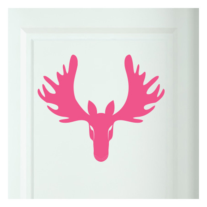 Animals Wall Decal, Pink