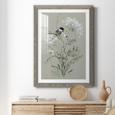Bouquet de grâce, oiseau I - reproduction de cadre photo sur papier