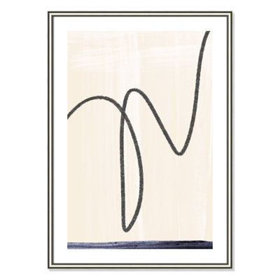 'Departured I' - Picture Frame Painting Print on Paper