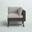 Boydston Outdoor Left-Arm Lounge Chair with Olefin Cushions