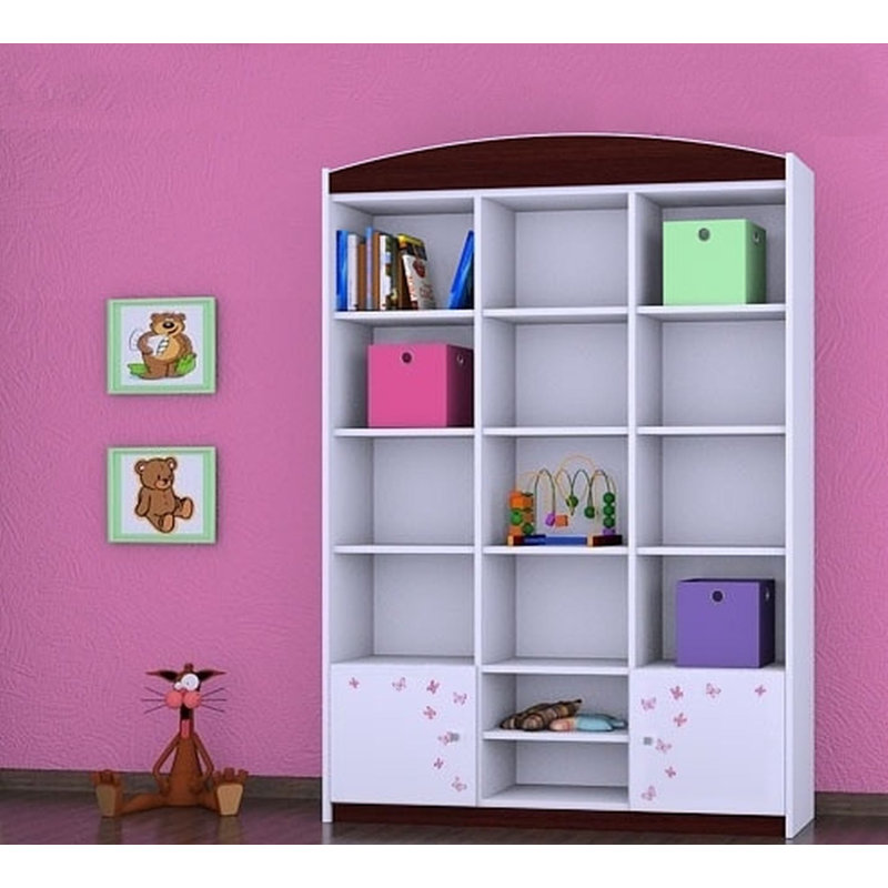 Gabriela 183cm H X 132cm W Animals Kids Cube, Wenge