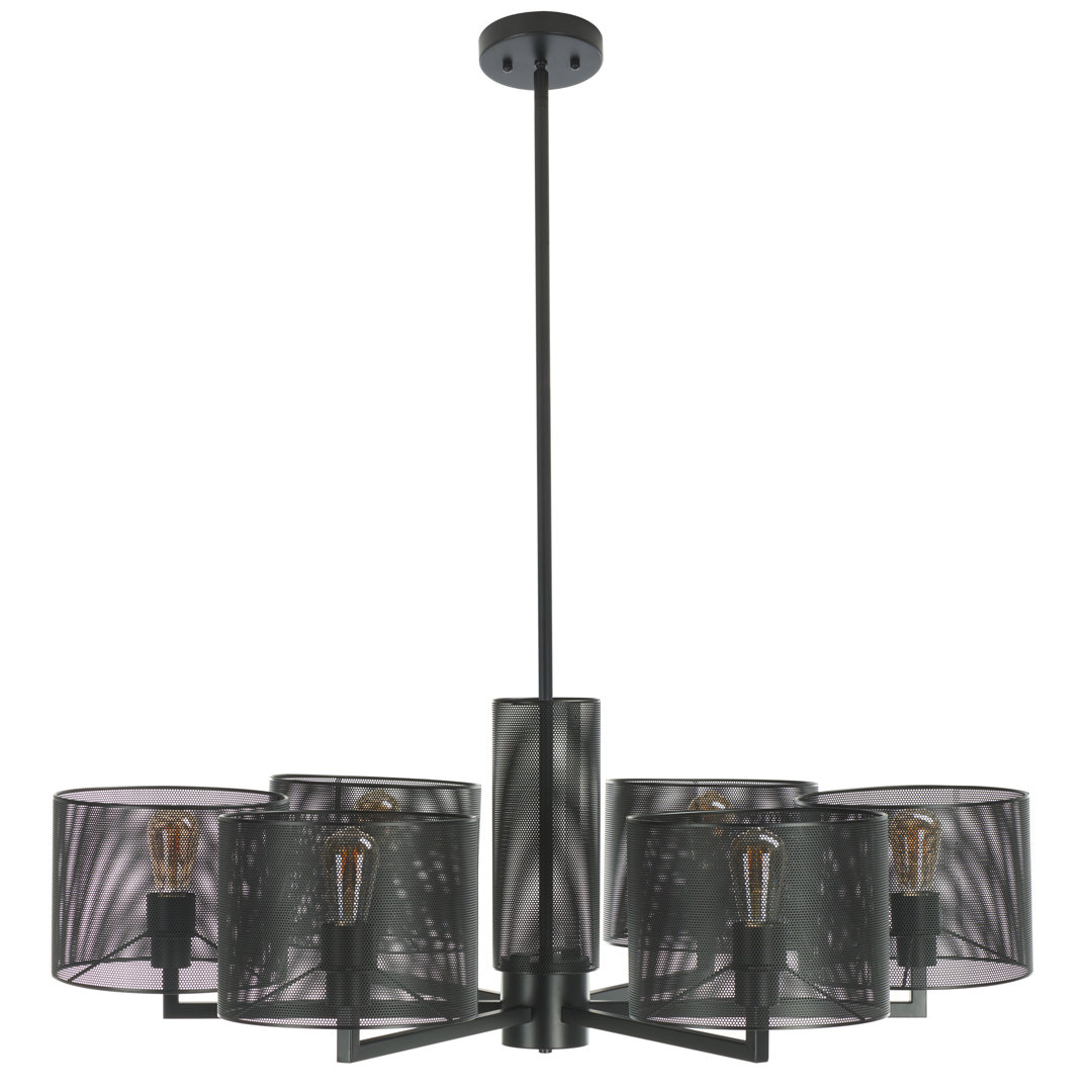 Meliora 6 - Light Dimmable Cylinder Chandelier AllModern