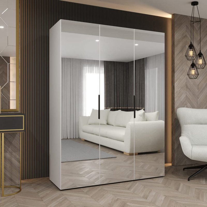Taiyo Manufactured Wood Wardrobe, White