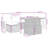 Vidaxl Garden Sofa Set Black, Cream White