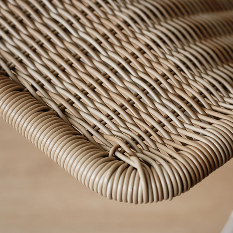 Chaise berçante en bois massif
