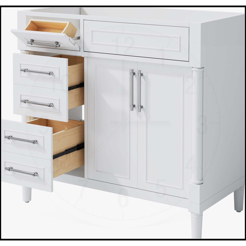 Meuble-lavabo 36 po sans lavabo, Blanc