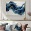 Or et bleu céleste fluidité III - encre liquide, art mural-1298219929-1298219928-1298219933