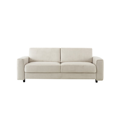 Modern Minimalist 3-Seater Corduroy Sofa