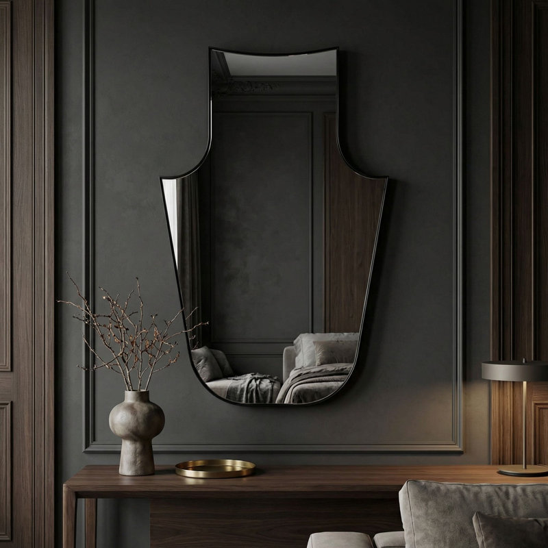Konstance Free Form Steel Mirror