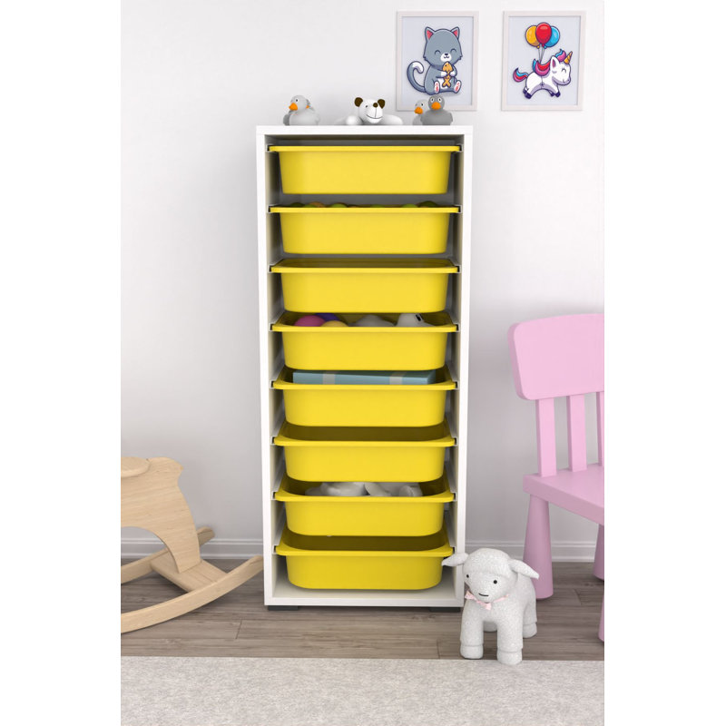 Armoire polyvalente, Jaune
