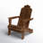 Blackwell Acacia Foldable Outdoor Adirondack Chair-1241589920
