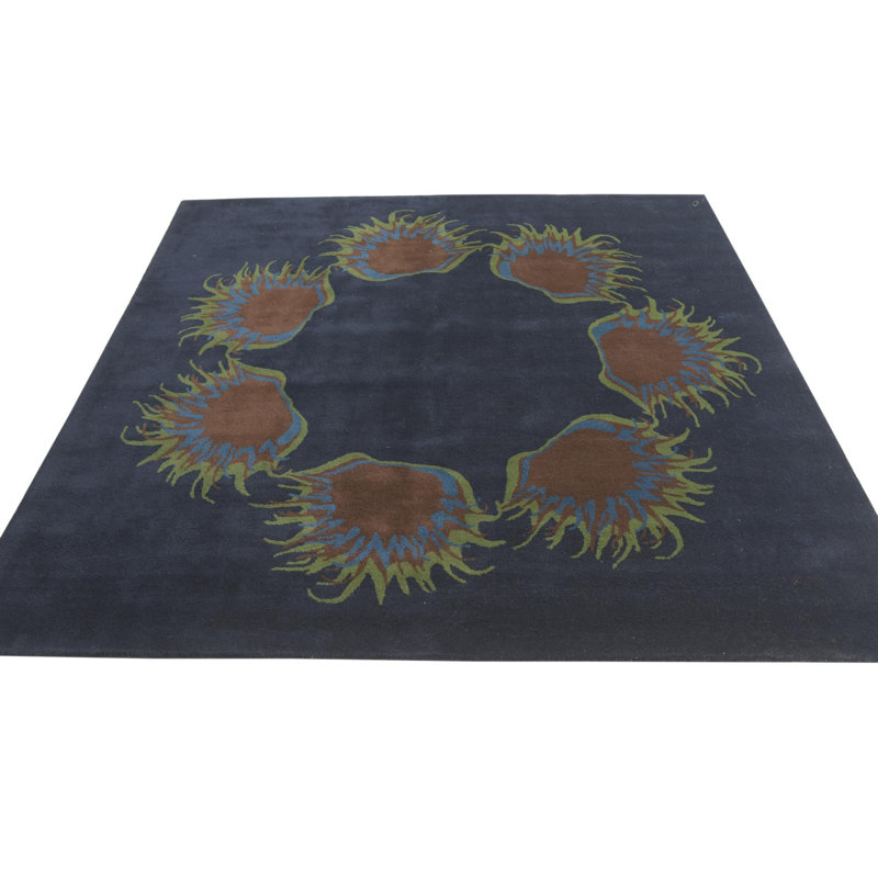 Tapis carré bleu marine Odenton