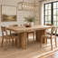 Table de salle à manger en bois de manguier massif fabriqué à la main Foundry Select - 80 po