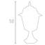 Casares Transparent Pier Mount Light