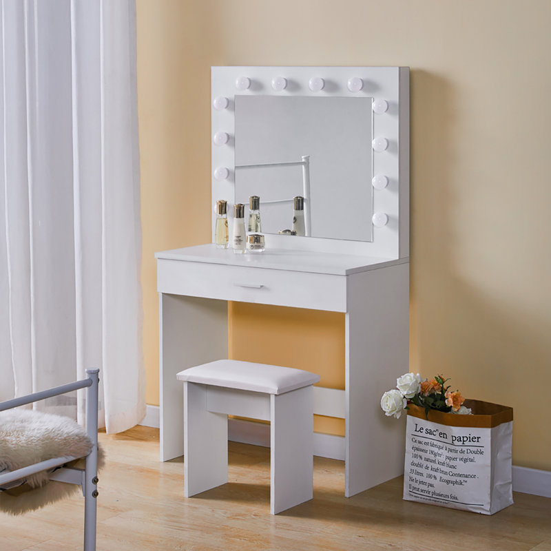 Llayla Dressing Table with Mirror
