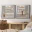 «Blush Bath Sink I», ensemble de 2 reproductions d'art sur toile-52923348-52923374