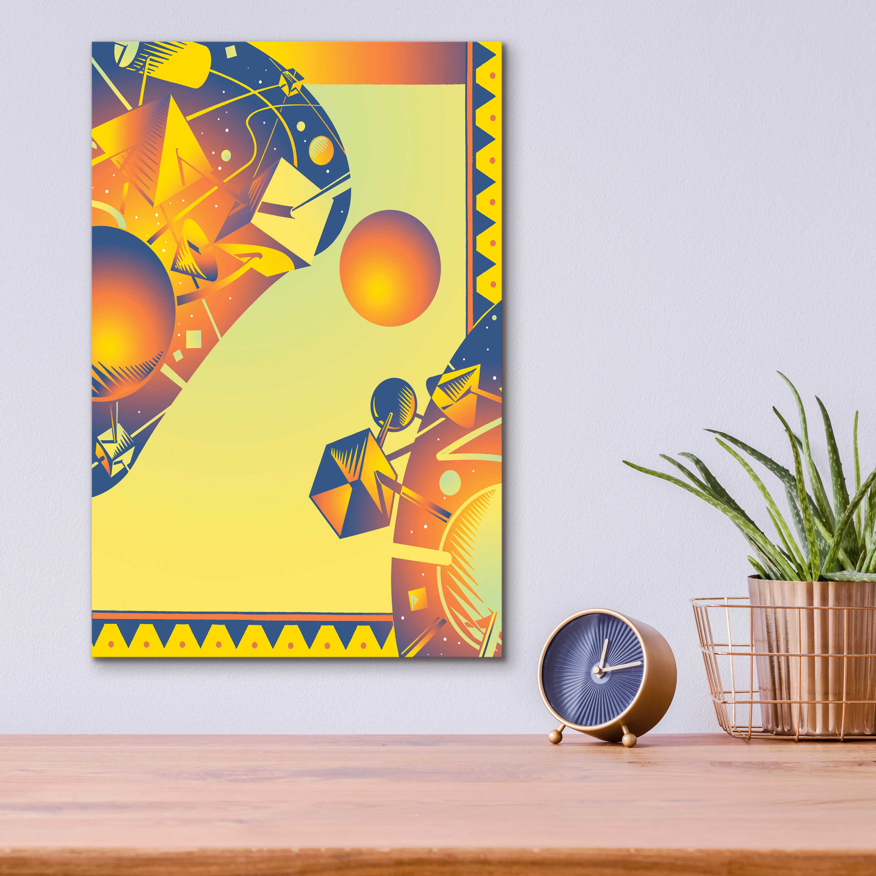 George Oliver Cyber Space by David Chestnutt - Unframed Graphic Art ...