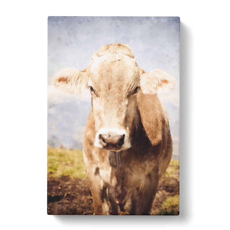Portrait Of A Cow Vol.1 - Wrapped Canvas Print, 50cm H x 35cm W x 3cm D