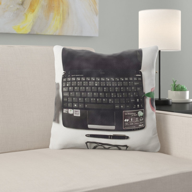 Microsuede Throw Pillow