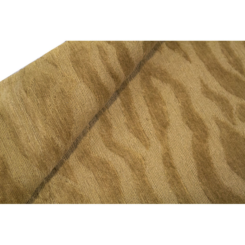 Hand-Knotted High-Quality Gold Area Rug