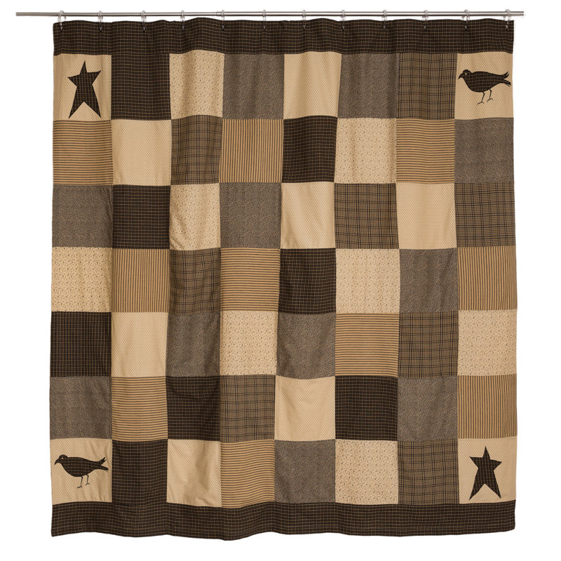 Kettle Grove Cotton Plaid Shower Curtain