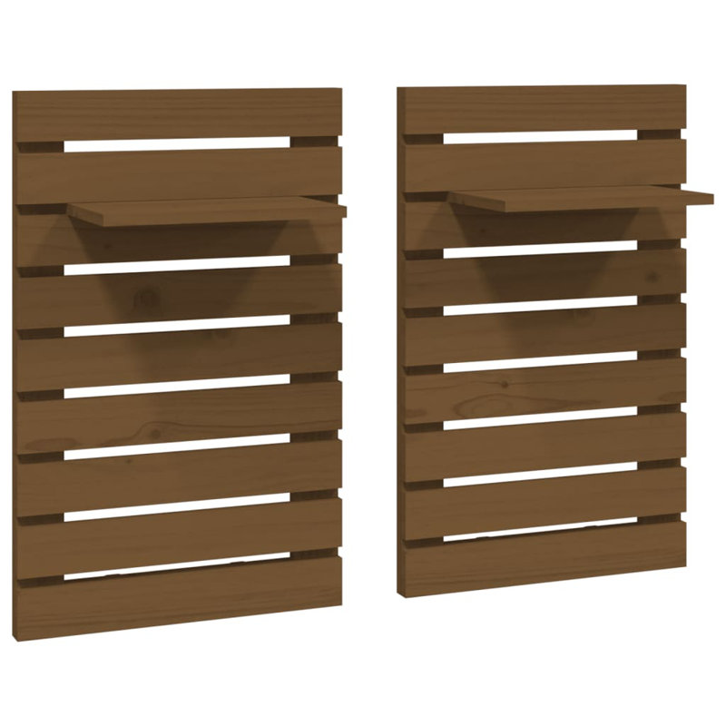Dawes 2 Piece Pine Solid Wood, Brown