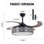 Otisville 42'' Ceiling Fan with LED Lights