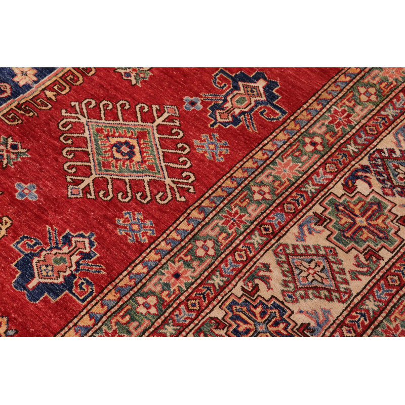Rustic Gioni Mathias Red/Beige Wool Rug - 8'9'' X 11'8''