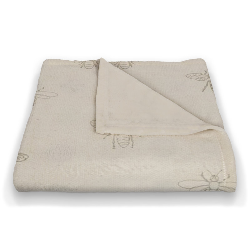 Hand Woven Throw Blanket, Gray/White