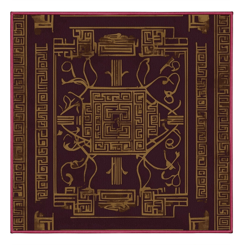 Golden Fable Rug, Square 7'