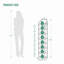 Range-chaussures vertical à 8 niveaux, tour à chaussures étroite, étagère à chaussures haute avec 2 crochets, tablettes réglables, étagères à chaussures de coin pour petits espaces, vestibule, salon, grège-96215938-108890787