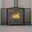 Arched 3-Panel Fire Screen