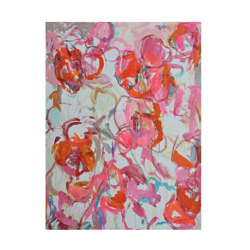 Grazio Pink Morning by Per Anders, 32" H x 24" W x 2" D