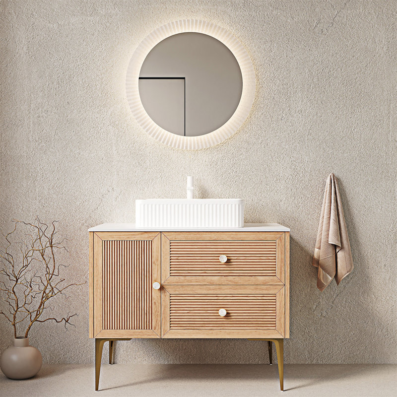 Meuble-lavabo autoportant avec lavabo