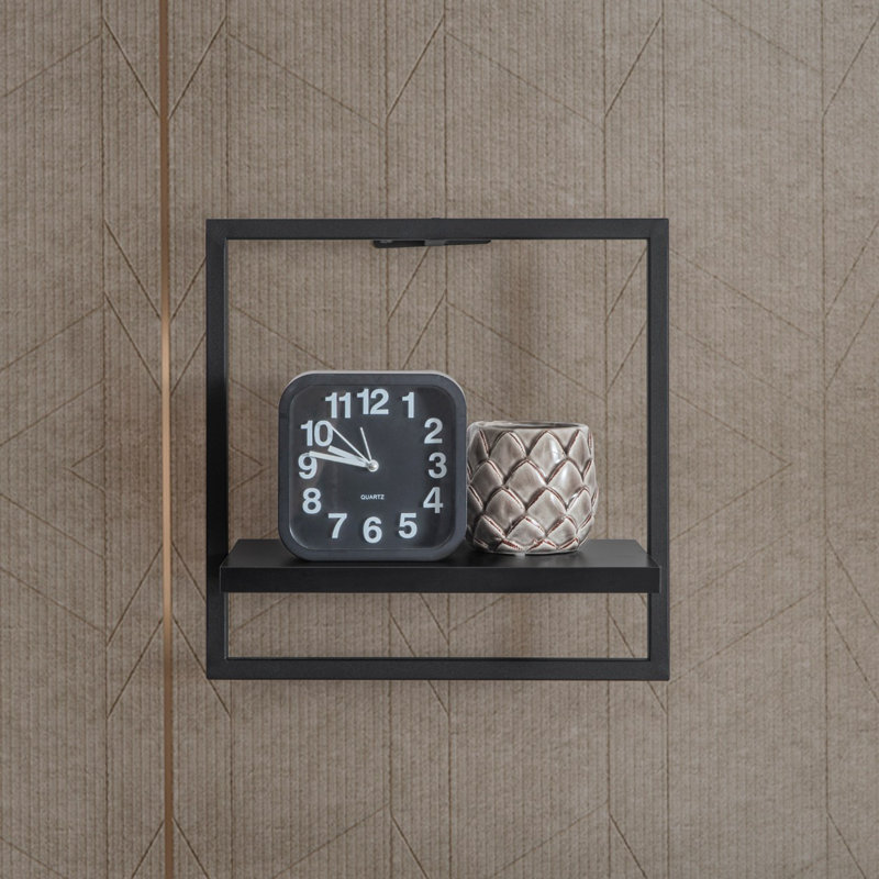 Locelso Floating Shelf, Black