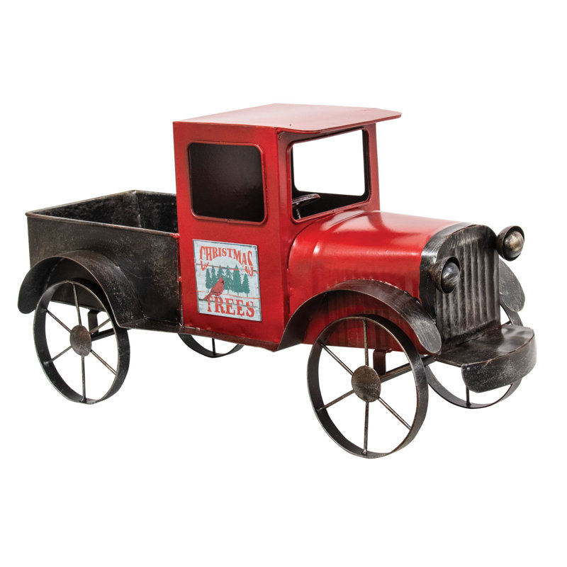 Camion en métal avec aimants saisonniers