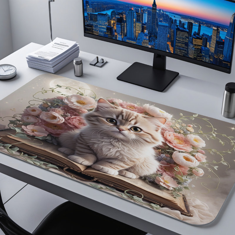 Polyester Desk Pad, 31.5x15.5
