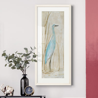 " Soft Egret I " Painting Print