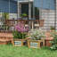 Ensemble de 2 jardinières surélevées Outsunny