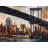 Sunset Over New York Braided Polyester Placemat - Home Decor